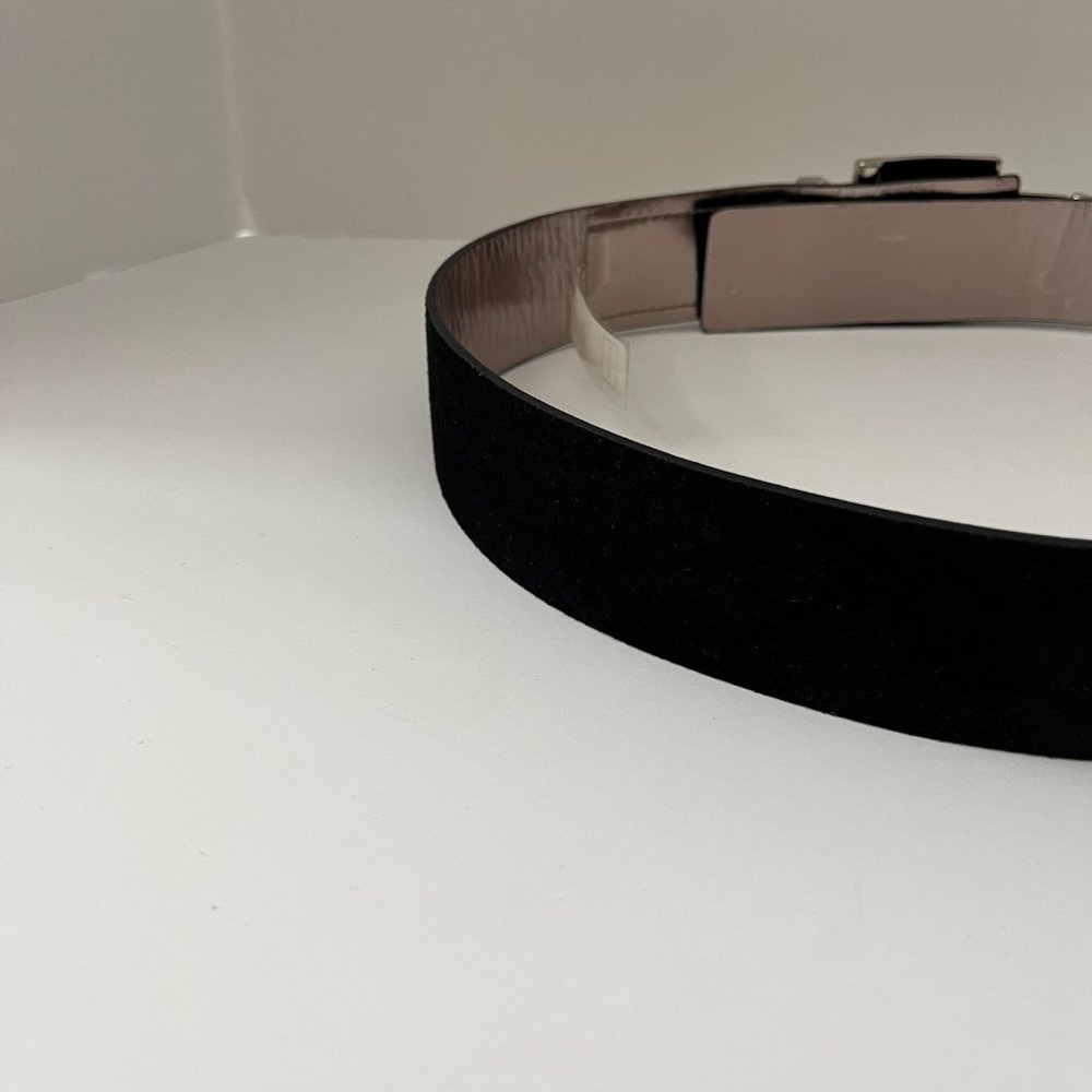 ❤️❤️ NEW ❤️❤️ Michael Michael Kors❤️ LIMITED EDITION Black Leather Suede Belt … - Picture 8 of 17